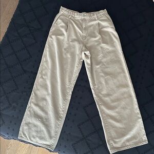 Uniqlo Women’s Beige Denim Trousers
